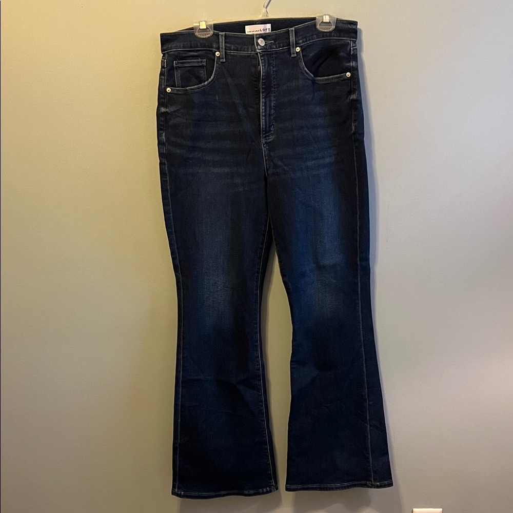 LOFT Dark Indigo Women's Flare Jeans
